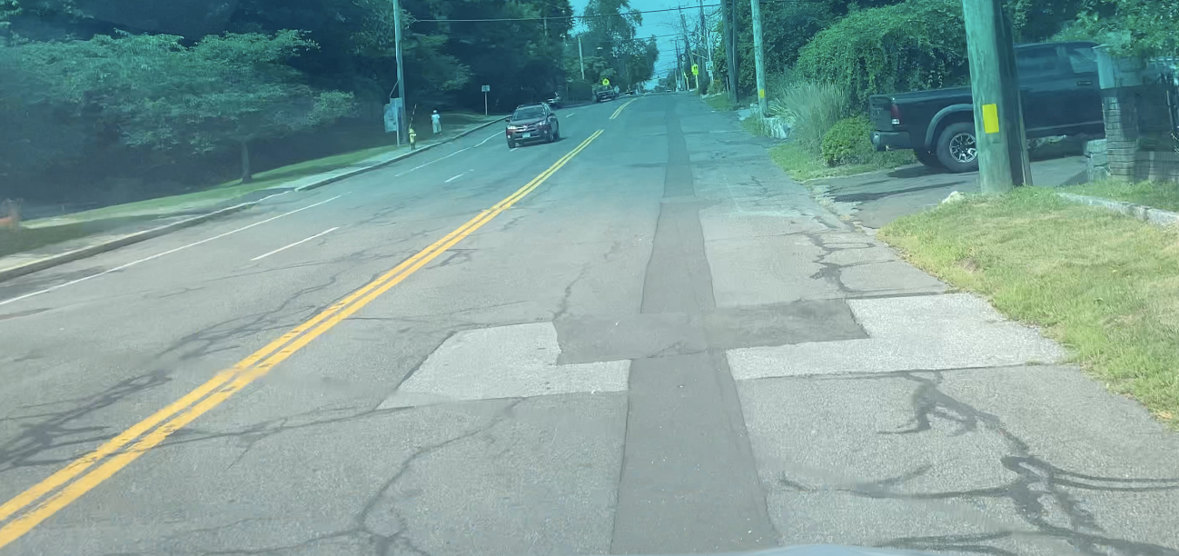 A look at Cove Road in Stamford in August. (Photo by Kelly Prinz)