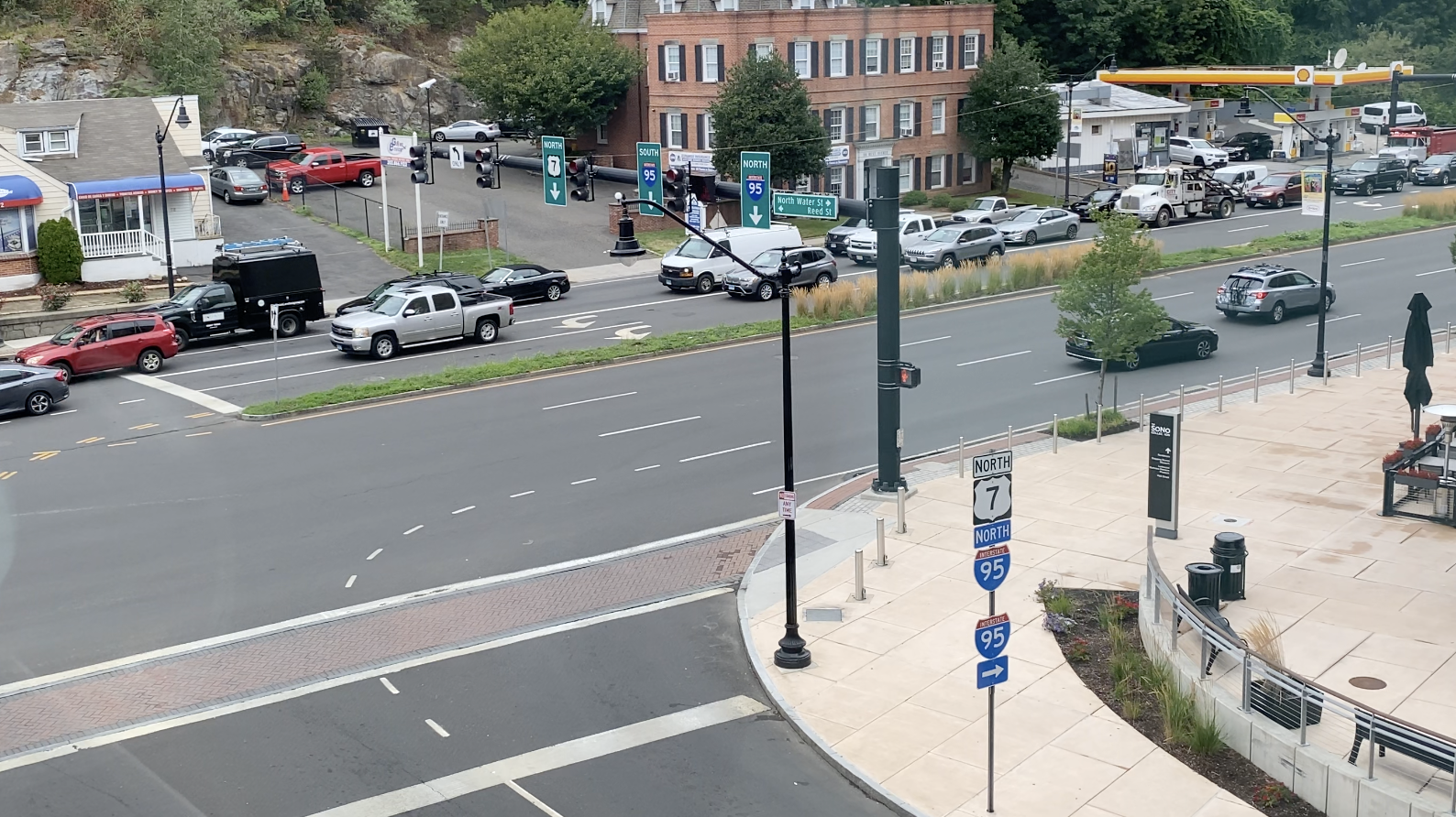 A look at West Avenue, which recently was paved, in Norwalk. (Photo by Kelly Prinz)