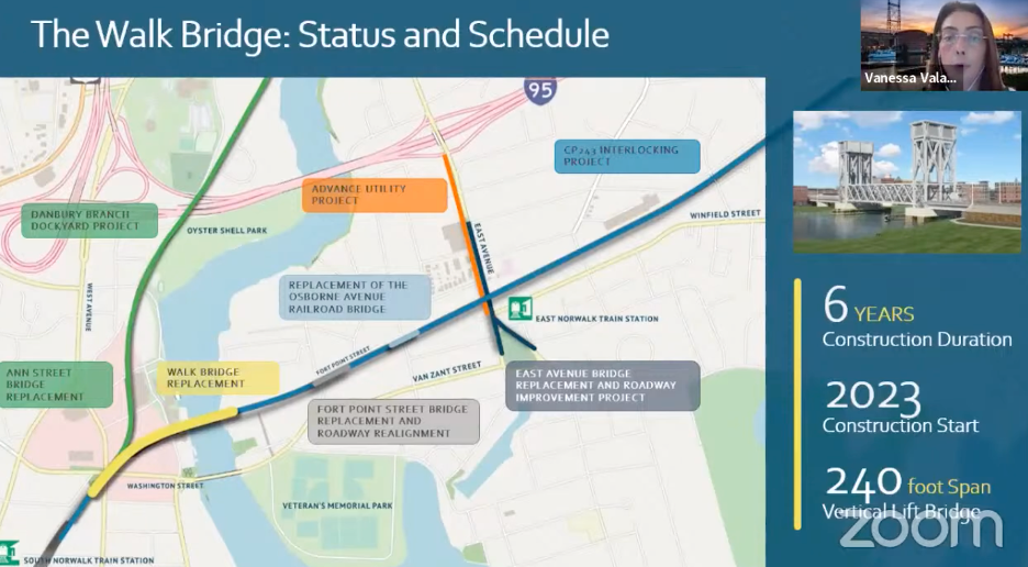 Walk Bridge Project Moves Ahead, a Little Behind Schedule