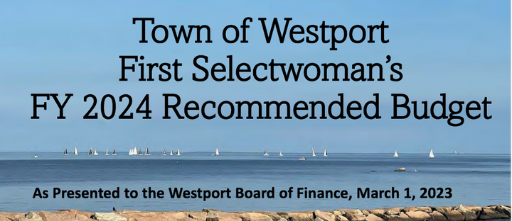 Town of Westport's First Selectwoman's Recommended Budget